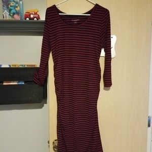 Fall maternity dress